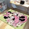 1pc. Cute Minnie Mouse Floral Rug - Home Decor Carpet, Office Mat, Outdoor Rug Giftz041109