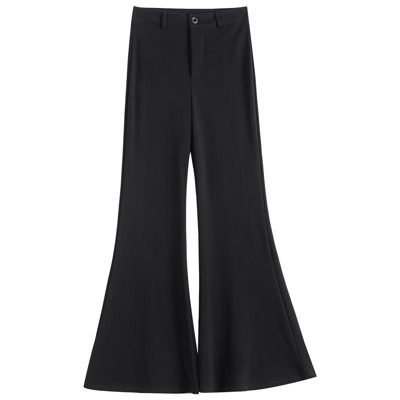2024 Autumn Korean High Waist Slimming Flared Wide-Leg Pants
