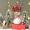 16 Pack Christmas Glitter Berries Stems, 8" Artificial Christmas Picks Snowy Berry Stems for Christmas Tree Ornaments, DIY Xmas Wreath, Crafts,Holiday