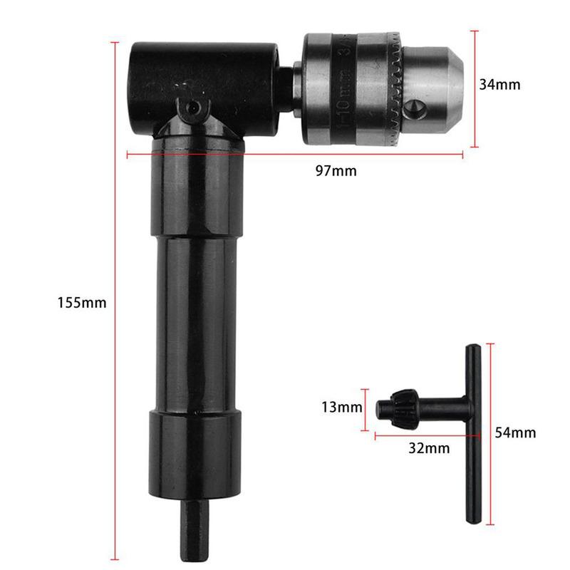 Adapter Drill Degree Chuck Conversion Head Degree Degree Drill Bit Adapter Drill Chuck Replacement Monitor Note Light Brightness