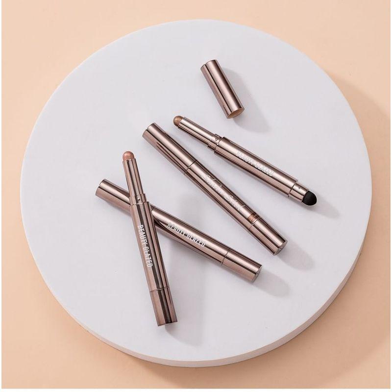 BEAUTY GLAZED - 2 in 1 Dual Head Eyeshadow Stick + Smudger - 10 Colours