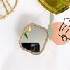 Wind-Inlaid Diamond Love Mirror Airbag Bracket, Paste-Type Telescopic Mobile Phone Bracket, Desktop Lazy Bracket