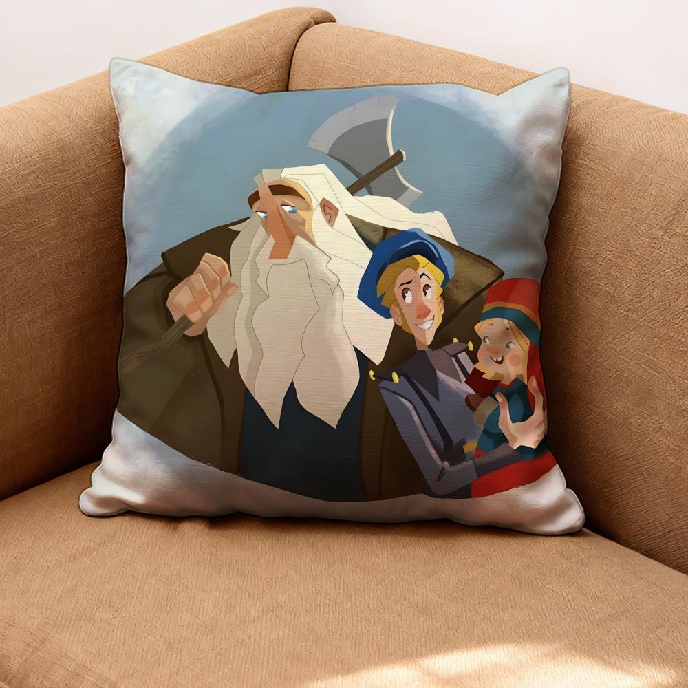 BLUE LOCK Cushion Cover Premium Comfort Reversible Pillow Cove -Two in One Design for Any Room & Car Interior