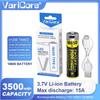 VariCore VC-1835-USB New Type-C 5V Input 3.7V 18650 3500mAh Capacity Rechargeable Lithium USB Battery for Toy Keyboar