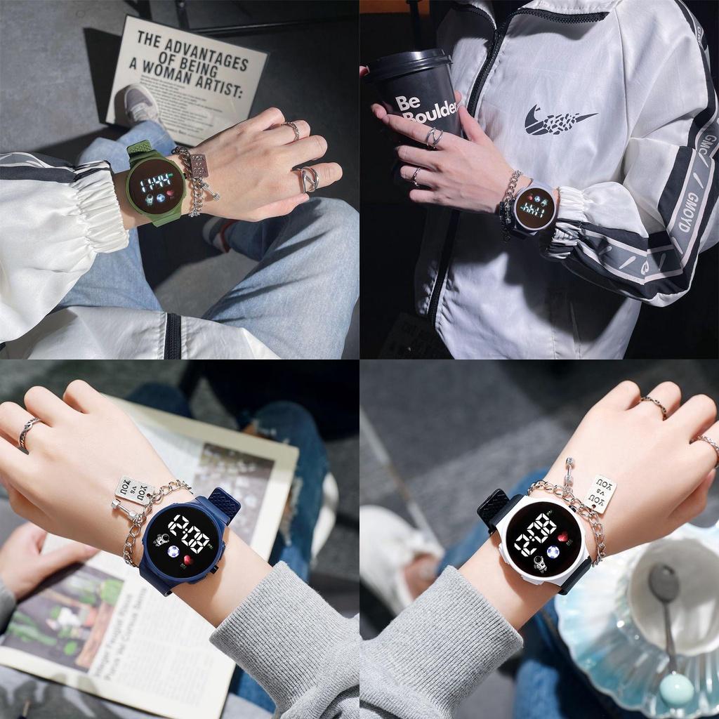 Popular And Stylish Round Electronic Watch For Children With Space Man Design High Tech And Trendy