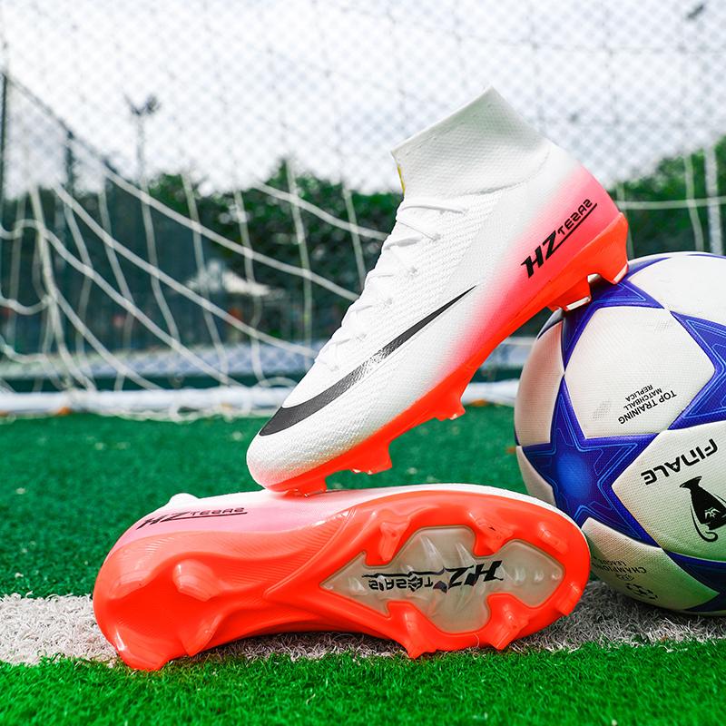 Hochwertige Herren-Fußballschuhe Society Outdoor TF/FG Original Fußballstiefel Damen Lange Stollen Nocken Kunstrasenbeständige Sneaker