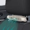 Usb Car Seat Fan With Double Turbine Quiet Noleaf Ventilation For Travel Comfort