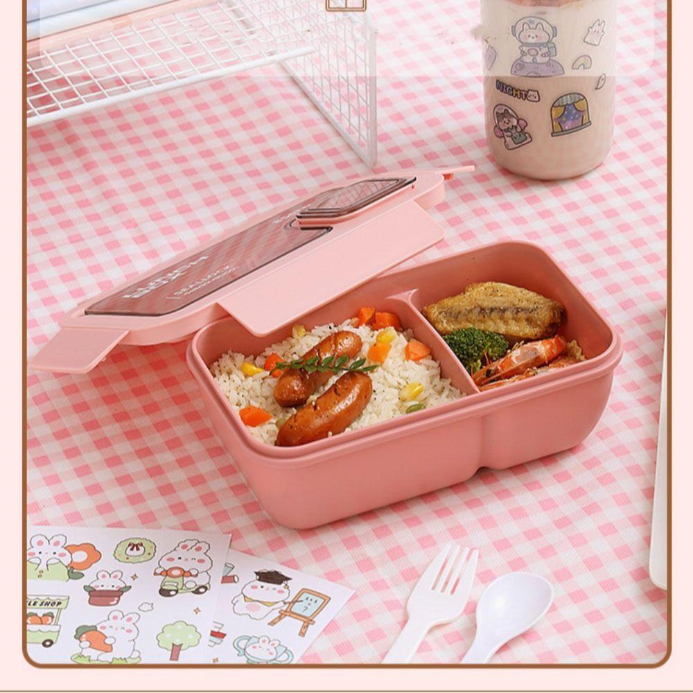 Simple Portable Lunch Box Portable Simple Lunch Box New Lunch Box with Cutlery