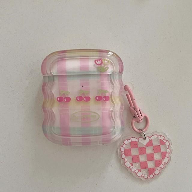 

Ins Cherry красивый цветок кулон брелок милый мультяшный беспроводной Bluetooth зарядное устройство для Apple Airpod 3 2 Pro 1 чехол для наушников For Airpods Pro 2ND