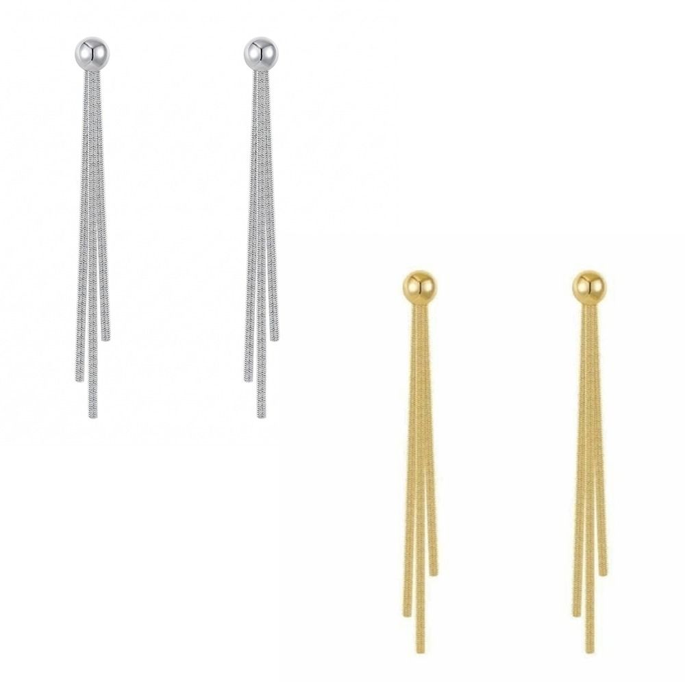 Leichter Luxus Charm Metallohrringe Elegante Hängende Ohrringe Trendige Quastenanhänger Ohrringe Party