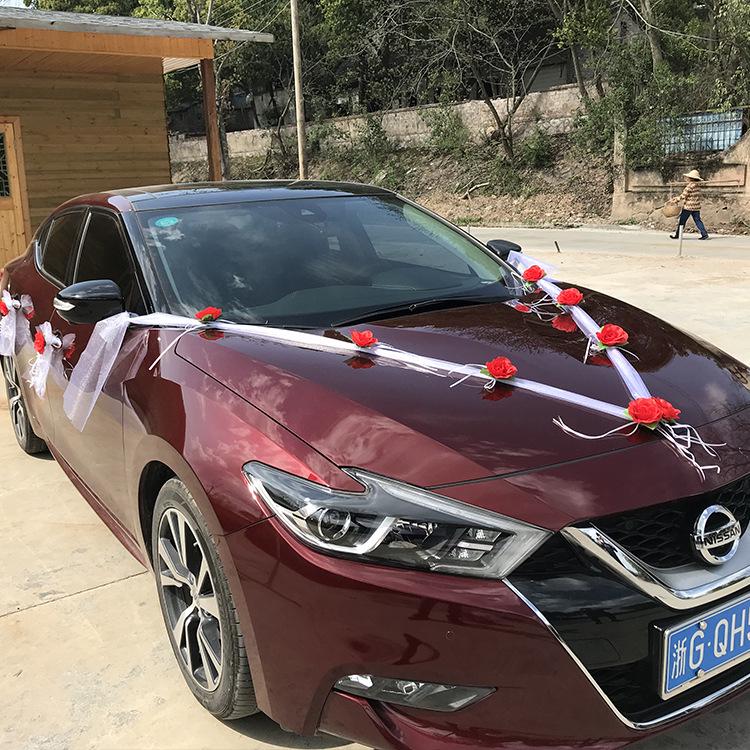 Creative Wedding Car Decoration Flower Set: New & Stylish Simulation Flowers for Wedding Cars