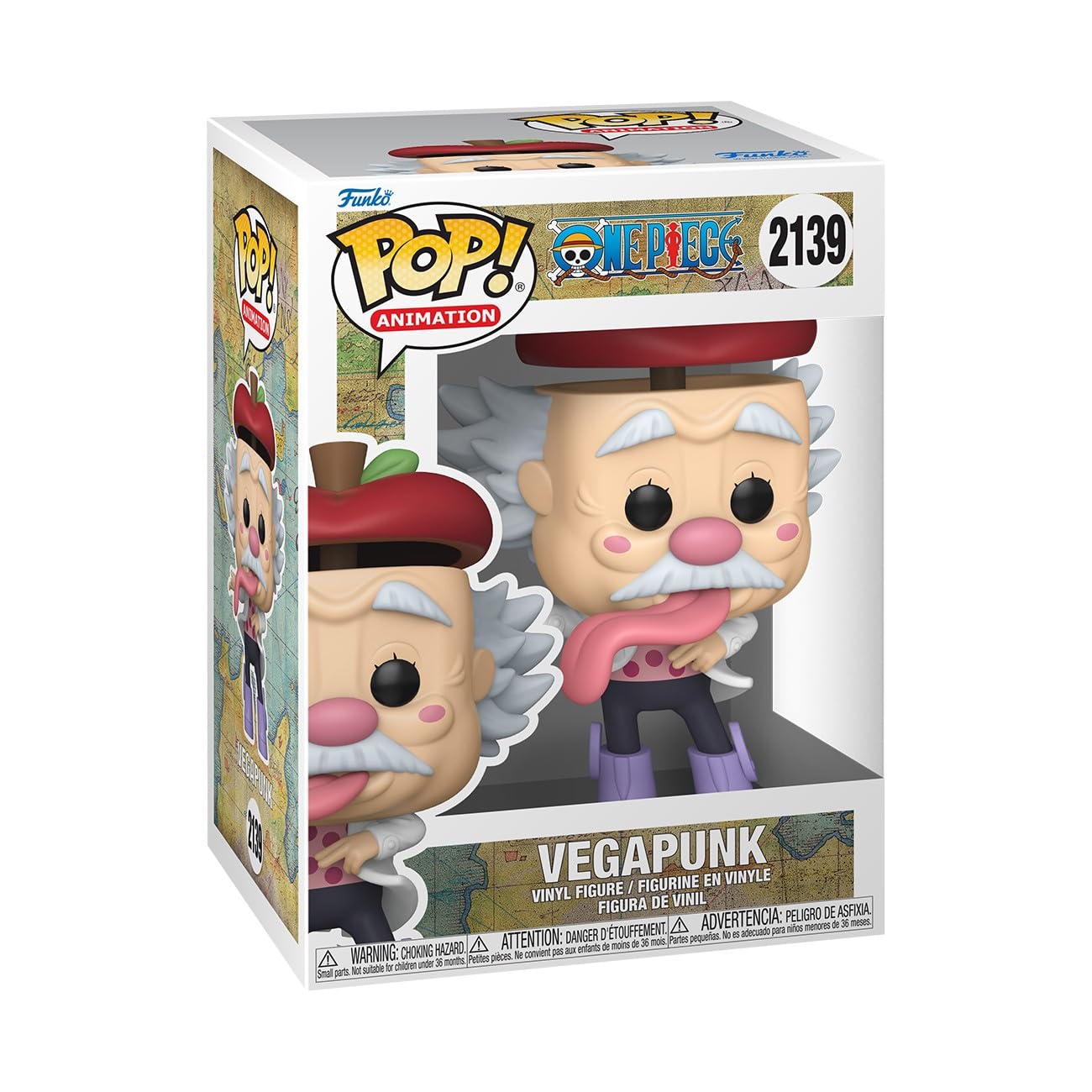 

Funko One Piece Vegapunk Egg Arc Collectible Vinyl Figure Gift Idea Official Merchandise Toys for Kids Adults Anime Fans Model Figures for Collectors