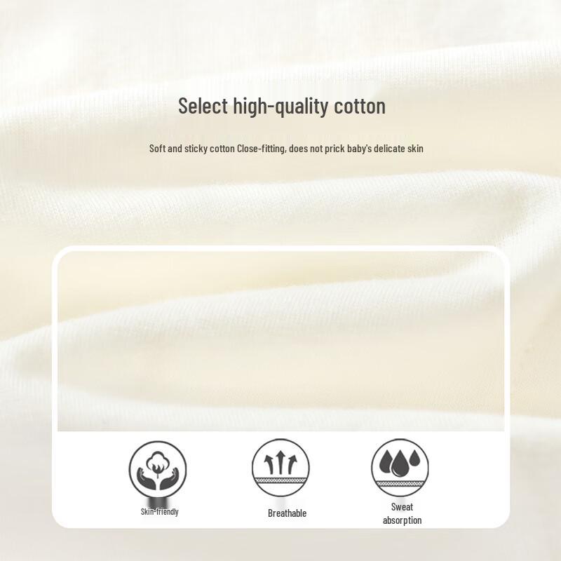 BadiBadi Infant Long-Sleeve Cotton Romper