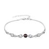 Digital Projection Bracelet with Customizable Photo, 100 Languages - Perfect Birthday Gift for Women