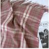 Warm Plaid Cashmere Shawl Poncho Winter Scarf Luxury Print Blanket Pashmina Wraps Bufanda with Tassel Casual