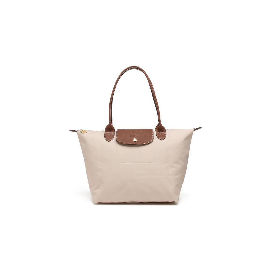 

Longchamp Le Pliage 28 Button Zipper Closure Long Handle Dumpling Tote Bag Women tote bags Paper-Color 2605089P71 Basic Set (Bag)