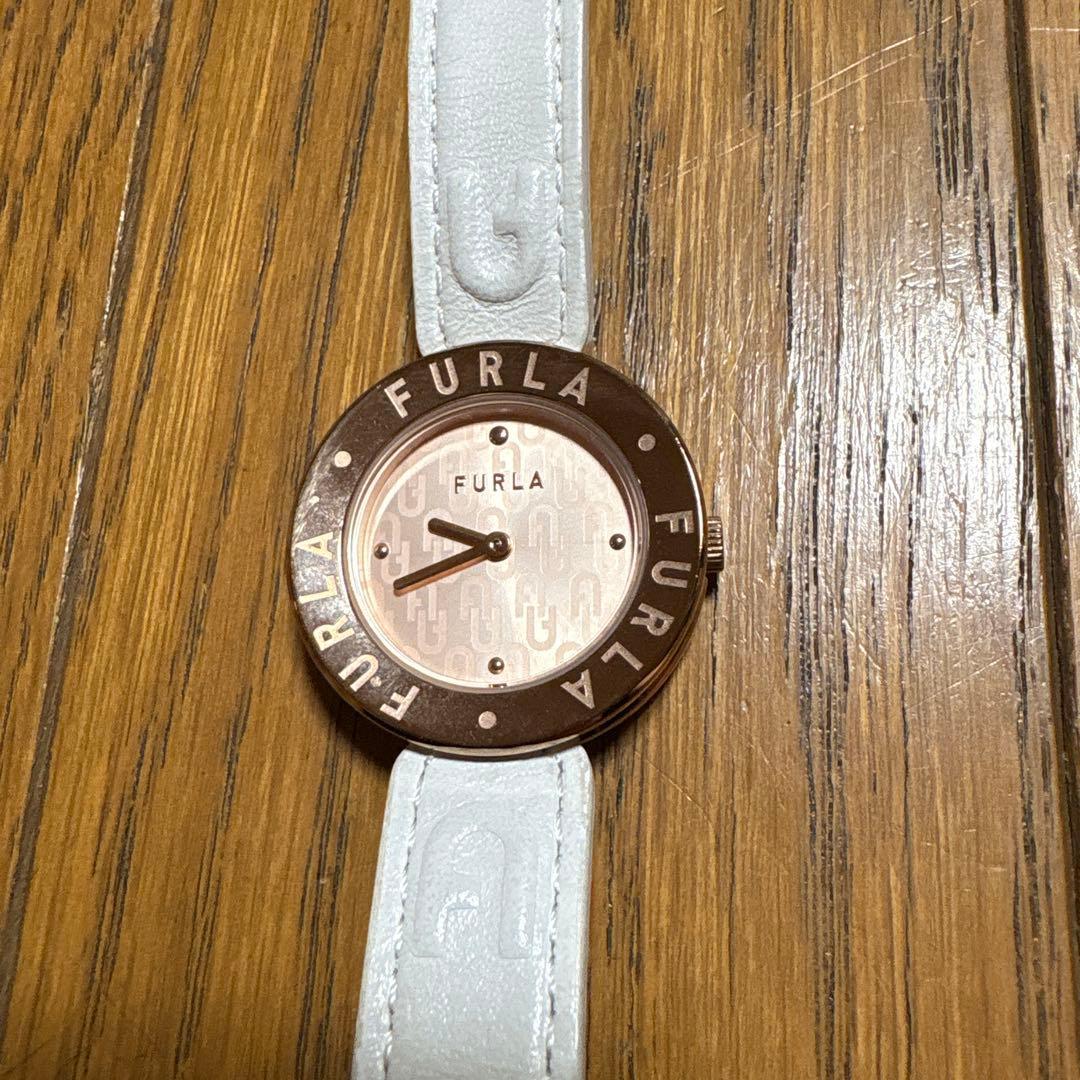 Used Furla watch white