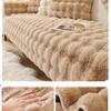 2024 New Cream Tuscan Rabbit Thickened Plush Pillow Throw Sofa Bedroom Tatami Backrest Cushion Non-slip Seat Mat
