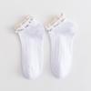 1Pair Breathable Lace Ruffle Socks Elastic White Frilly Socks Women Ankle Socks  Women Girls