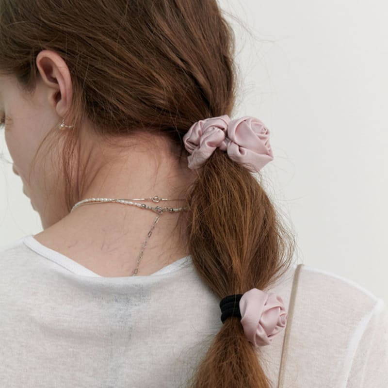 LOVE ME MONSTER Satin Rose Hairband (L241WHA010)