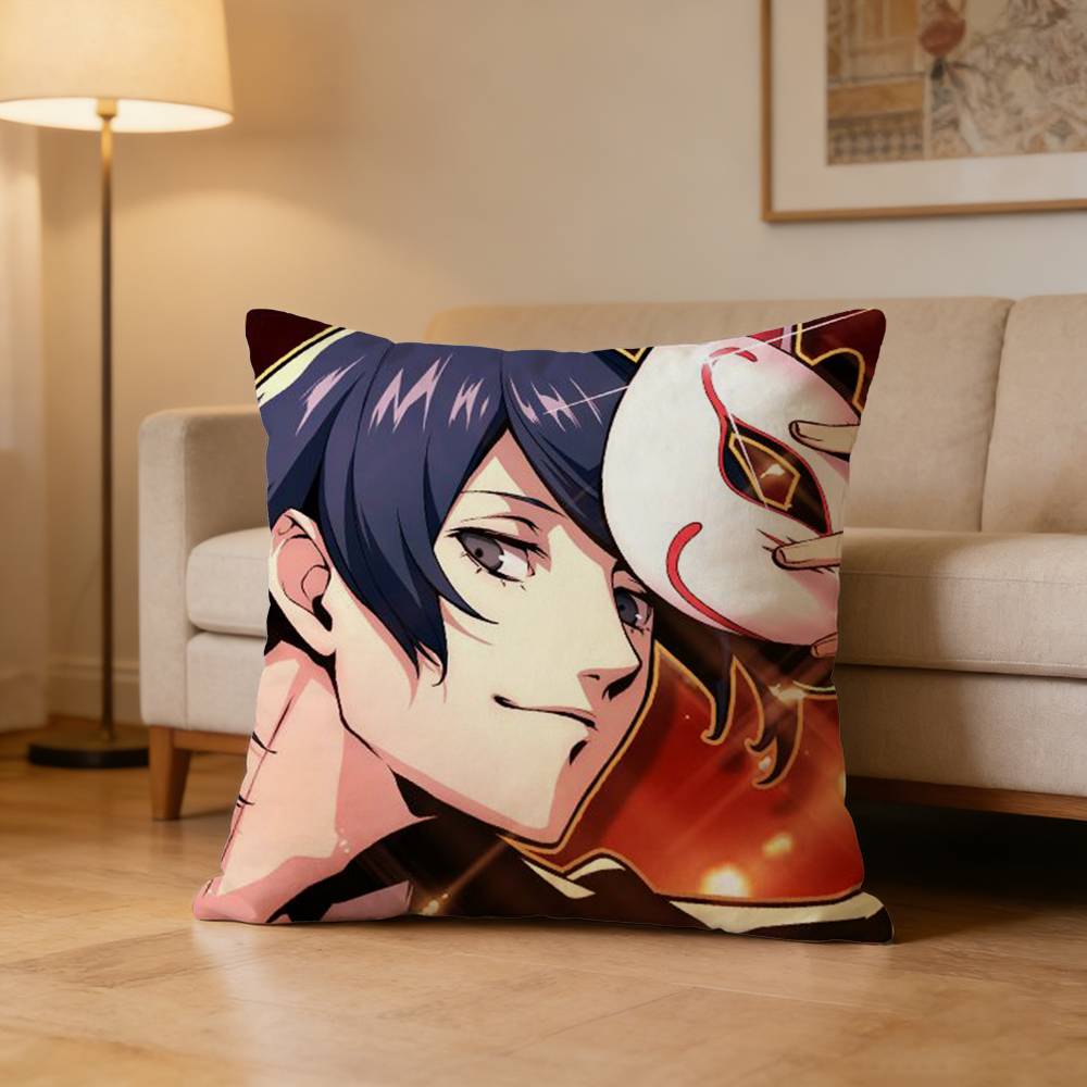 THE DAY BBREAKERS P Ryuji Anne Yusuke Makoto Pillow Case for Sofa Living Room Home office Decor Protective Cover