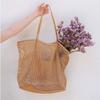 Nylon Beach Bag For Woman Large-Capacity Shopper Tote For Pool Swimming Travel Vacation Clutch Bags Portable Net Shoulder Bags