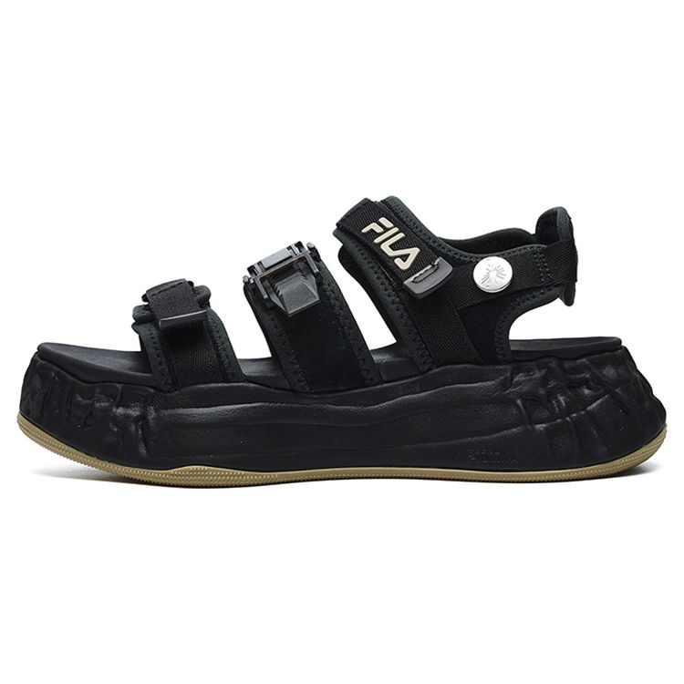 Fila FM-15 Sandal Fabric Comfortable Versatile Beach Sandals Women Sandals Black F12W224403FBK