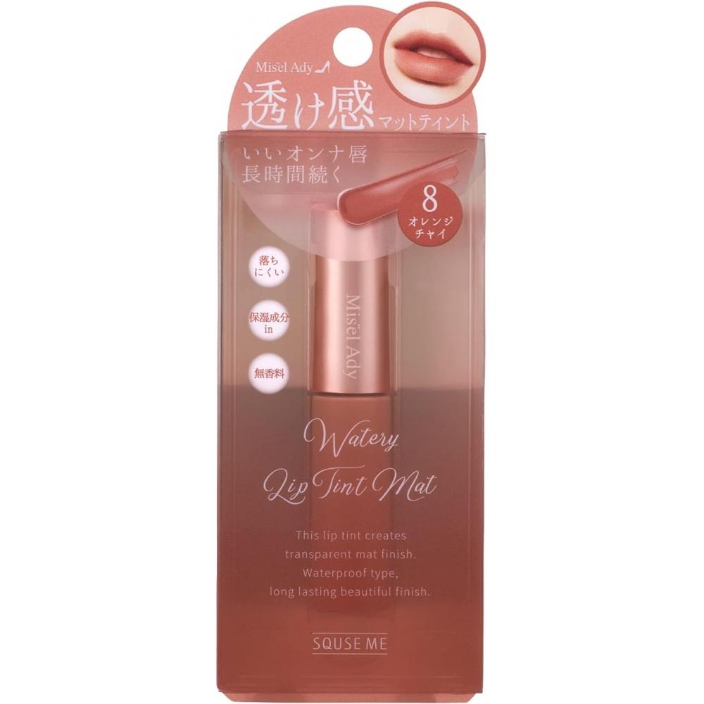 Mizelle Eddy Watery Lip Tint Matte 08 Orange Chai 1  X 1  08 Orange Chai