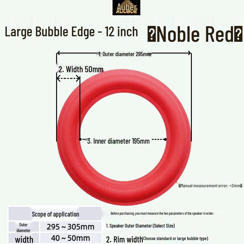 JBL Speaker Repair Foam Surround: Replacement Edge for 3/4/6/6.5/8/10/12 Inch Folding Ring