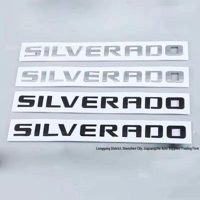 Chevrolet SILVERADO Niestandardowe Naklejki na Emblematy Samochodu Pickup, Naklejki ABS Zagraniczny Handel Butik