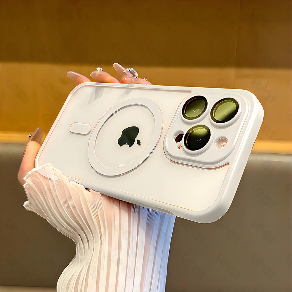 Luxury Wireless Charger For Magsafe Magnetic Case For iPhone 16e 16 15 14 13 12 11 Pro X XR XS Max 7 8 Shockproof Bumper Cover