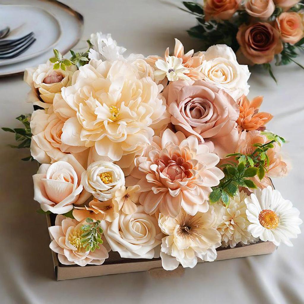 Elegant Artificial Flower Arrangement Set for Home Decor Parties and Special Occasions - Perfect for DIY Projects and Gifts