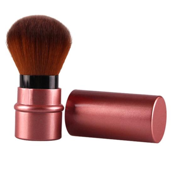 Fashion Retractable Blush Blusher Foundation Face Powder Cosmetic Makeup Brush