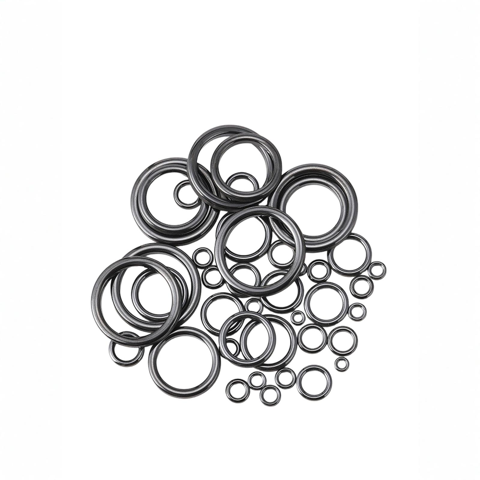 Fishing Rod Ceramic Guide Ring Set Replacement Rod Guides Repair Eyelets Line Guides for Spinning Casting Rods Accessories one size