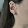 Silver Earrings Without Stones (2186823)