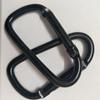 Aluminium Equipment Camping Hiking Hook Buckle Keychain Black Climbing Button Alloy Carabiner