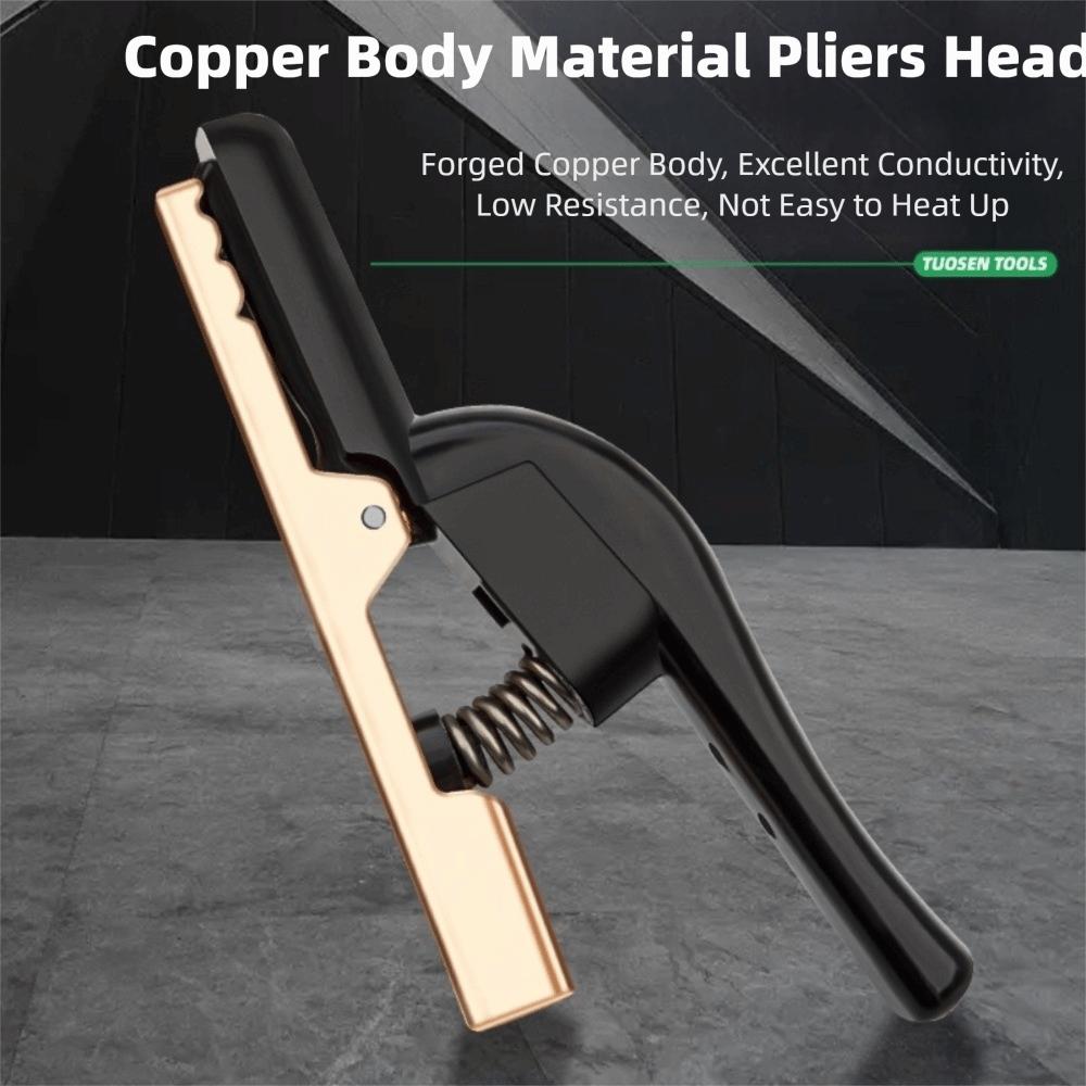 Durable Welding Electrode Holder Copper Body Heavy Duty Welding Tongs  Industrial Use
