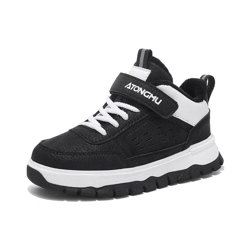 Kids Sport Shoes Spring Leather Sneakers for Boys Casual Walking School Footwear Comfortable Anti Slip Design Style Boys Shoes