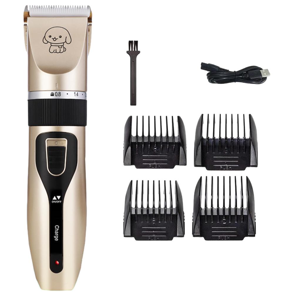 Professional Dog Clipper Dog Hair Clippers Grooming (Pet/Cat/Dog/Rabbit) Haircut Trimmer Shaver Set Pets USB Pet Hair Clipper