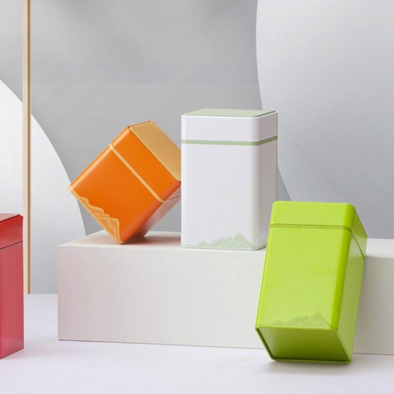 Teebehälter Aufbewahrungsbehälter Dose Weißblechflasche zur Aufbewahrung von losem Tee, Kaffeebohnen Kurze/Hohe Dosen Hausfrauengeschenk