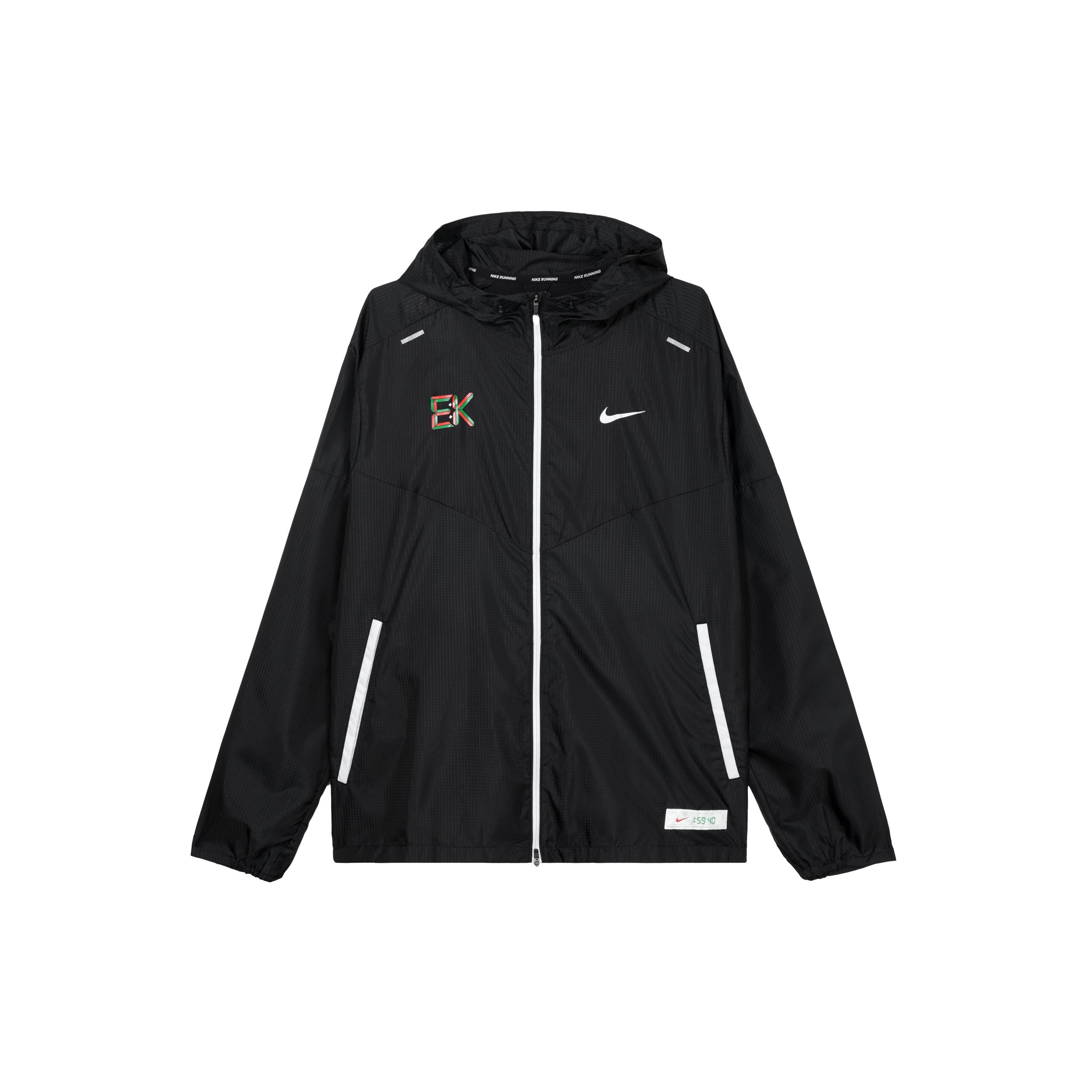 Nike Windrunner Eliud Kipchoge Running Casual Sports Hooded Jacket Black Men s DD9039-010 L