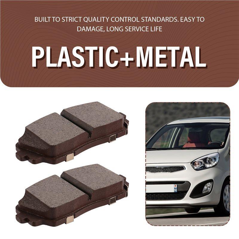 Car Front Brake Pad Replacement Set 58101-1YA30 For Kia Picanto 2011-2017 Model Code 581011YA30