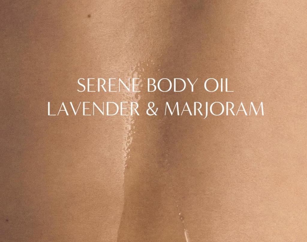 AROMATICA Serene Body Oil Lavender Marjoram Hydrating Softening 100ml