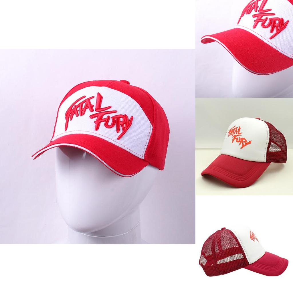 Fatal Fury Terry Bogard Inspired Embroidered Cotton Hat For Hip Hop And Street Style