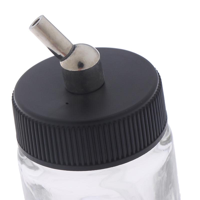 22Cc Airbrush Paint Glass Bottle Jar Suction Lid Spray Pot Drawing Nail Art Tool