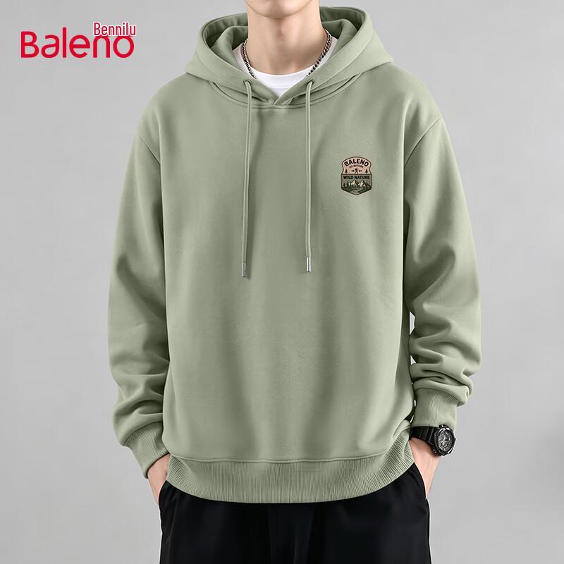 Baleno Men's Anti-Pill Hooded Sweatshirt