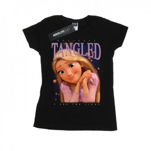 Disney Womens/Ladies Tangled Rapunzel Montage Cotton T-Shirt