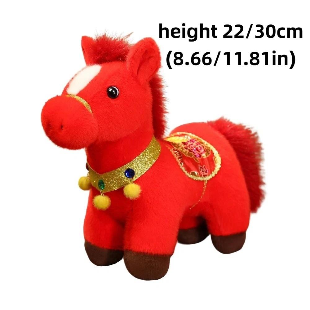 Mascot Dolls Stuffed Horse Toy Good Luck Zodiac Pony Figurine 2026 Horse Plush Doll  Year of Horse