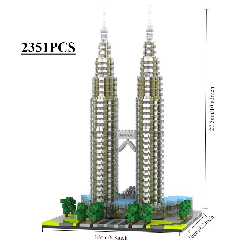 Yz Mini Blocks Architecture Pisa World Landmark Building Bricks Louvre Lovely Toys Eiffel Tower Model Castle For Children Gifts