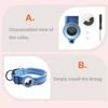 24h Delivery Pet Tracking Collar with Apple AirTag for Dogs - Anti-Lost Device